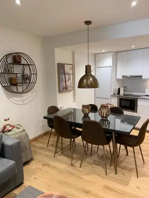 Una cocina o zona de cocina en Apartaran 410