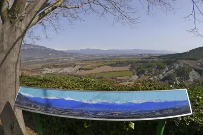 Paisaje cerca de este albergue