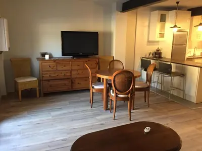 Una cocina o zona de cocina en Apartamento Vielha