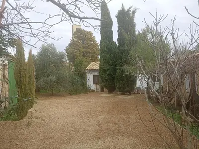 Jardín al aire libre en CASA JUNTO AL PARQUE NATURAL DE LAS BARDENAS
