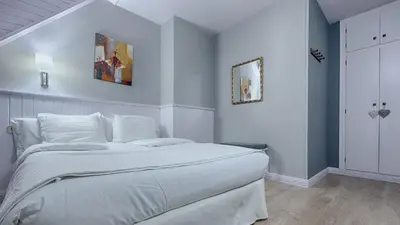 Cama o camas de una habitación en Hotel Ribaeta