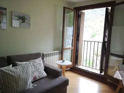 Zona de estar de Apartamentos Aguas Limpias