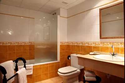Un baño de Hostería de Guara