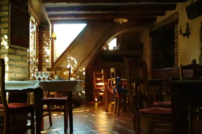 Un restaurante o sitio para comer en Casa Labata
