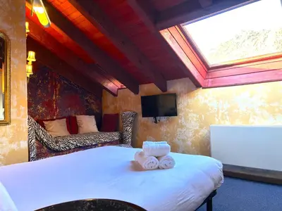 Cama o camas de una habitación en La Posada d'Àneu by RdA Hotels