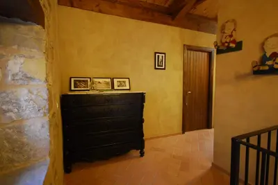 Cama o camas de una habitación en O Chardinet d'a Formiga