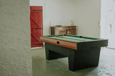 Mesa de billar en Casa Navarlaz S N