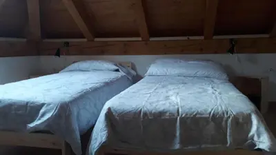 Cama o camas de una habitación en Casa Garrabet