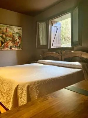 Cama o camas de una habitación en Casa Parranxo