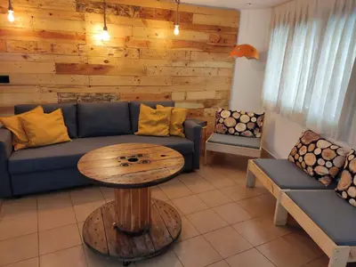 Zona de estar de Casa del Pintor
