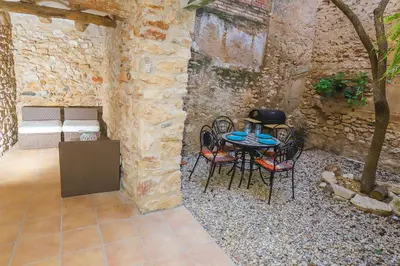 Un patio o zona al aire libre en Casa Font