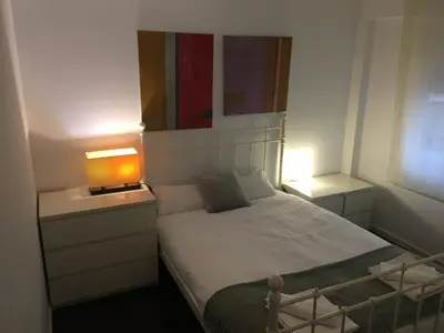 Cama o camas de una habitación en Apartamento Manuela Sancho