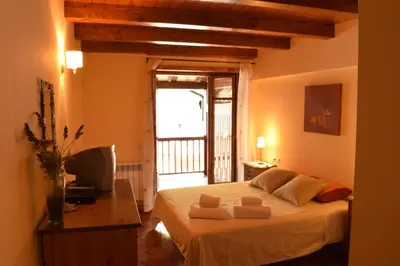 Cama o camas de una habitación en Apartamento Forcanada