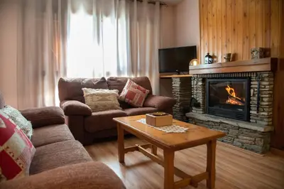 Zona de estar de Apartamento CA L'ANTON con Parking
