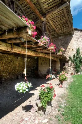 Jardín al aire libre en La Era de Navarri - Bonansa