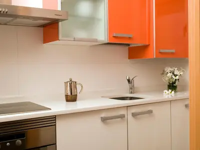 Una cocina o zona de cocina en Apartamentos Sabinas El Pilar