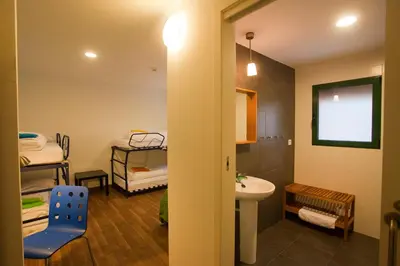 Cama o camas de una habitación en Antiga Estació de Benifallet