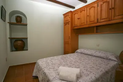 Cama o camas de una habitación en Casa Avellanas