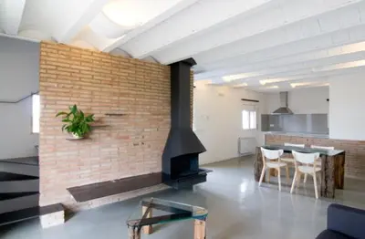 Una cocina o zona de cocina en Casa Cal Fuster
