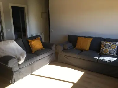 Zona de estar de Apartaments La Pertusa 1r piso