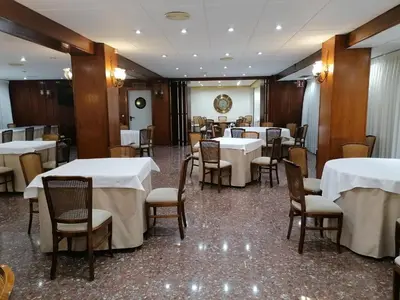 Zona de estar de Hostal la Parrilla