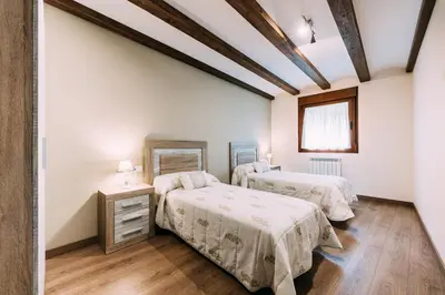 Cama o camas de una habitación en Casa Rural Monte Perdido