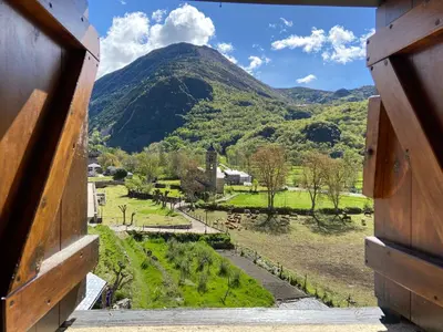 Vista general de una montaña o vista desde el apartamento