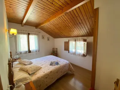 Cama o camas de una habitación en Casa Carlà