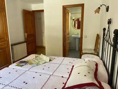 Cama o camas de una habitación en Casa Carlà