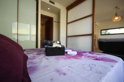 Cama o camas de una habitación en Romantic Loft