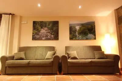 Zona de estar de Casa Rural Espargoiti