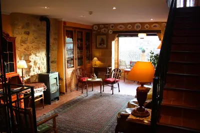 Zona de estar de La Casa de Sebastian