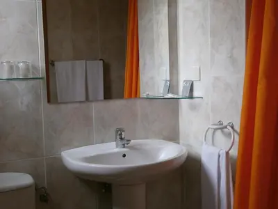 Un baño de Hostal Ezkaurre