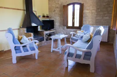 Zona de estar de Masia Villa Pilar Valderrobres