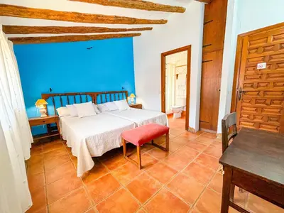 Cama o camas de una habitación en Casa Piedralén