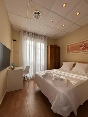 Cama o camas de una habitación en Hotel Restaurante El Colono