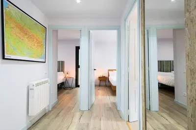 Cama o camas de una habitación en LUDERNA - Apartamento Espiargo