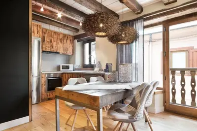 Una cocina o zona de cocina en LUDERNA - Apartamento Pin Roi