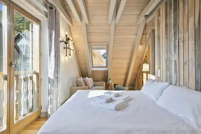 Cama o camas de una habitación en LUDERNA - Dúplex Pin Nere