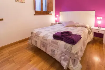Cama o camas de una habitación en apartamento AZKOITI ETXEA