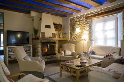 Zona de estar de Casa Rural Villazón II - A 16 km de Pamplona