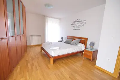 Cama o camas de una habitación en El Pórtico de las Bardenas
