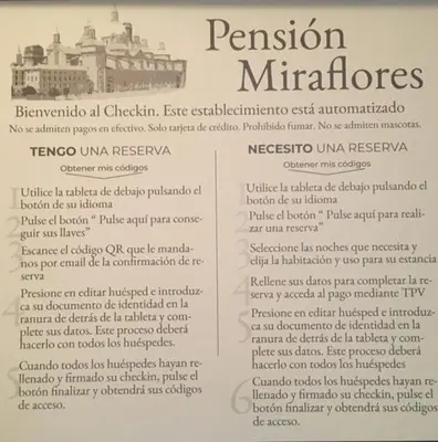 Plano de PENSION MIRAFLORES