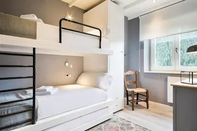 Cama o camas de una habitación en Luderna - Apartamento Cap de Aran A2