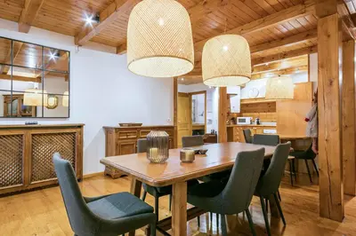 Una cocina o zona de cocina en Luderna - Apartamento con terraza Molières