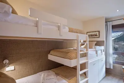 Cama o camas de una habitación en Luderna - Apartamento Dera Nhèu