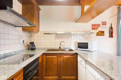 Una cocina o zona de cocina en Luderna - Apartamento Orri A4