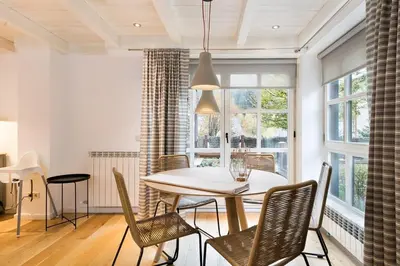 Zona de estar de Luderna - Apartamento Val de Ruda A17 era Cabana
