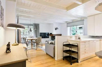 Una cocina o zona de cocina en Luderna - Apartamento Val de Ruda A17 era Cabana