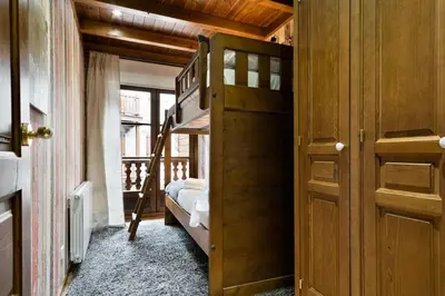 Cama o camas de una habitación en Luderna - Apartamento Val de Ruda A2 Comalada